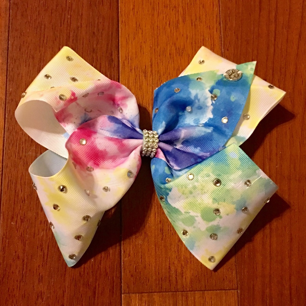 JoJo Siwa™ Large Rhinestone Multi-Color Hair Bow